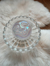 Angel Aura Quartz Smiling Moon/Sun Face Sphere