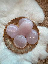 Rose Quartz Palm Stone