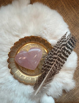 Rose Quartz Heart