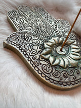 Hamsa Incense Holder
