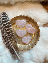 Mini Rose Quartz Heart