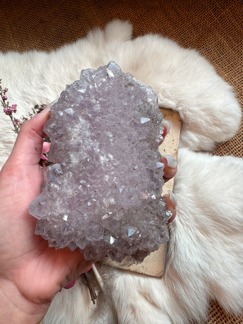 Pale Amethyst Zeolite Cluster