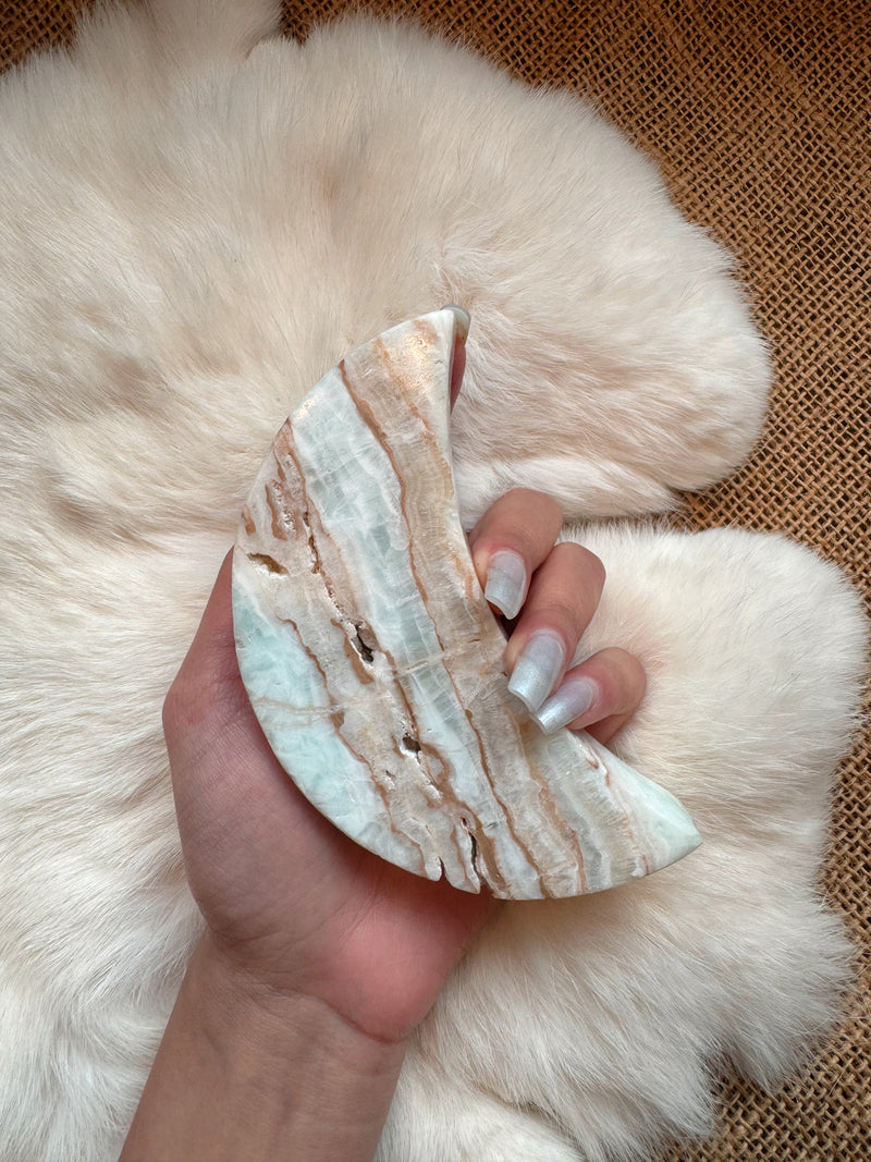 Caribbean Calcite Moon