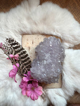 Pale Amethyst Zeolite Cluster