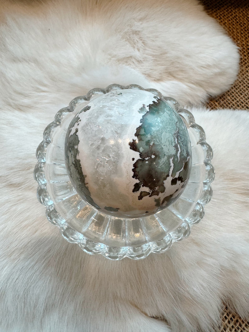 Moss Agate Sphere